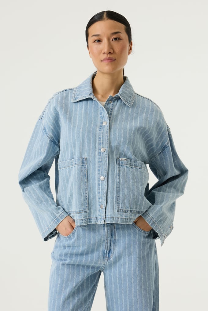 Garcia Ladies Jacket Denim Blue Taglia: XL | Giacche di jeans Outlet | Donna | Blu