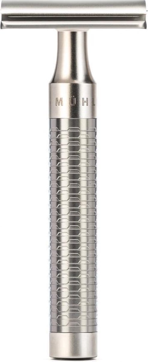 MÜHLE -Scheermes -Double Edge Safety Razor -R94 -ROCCA RVS silver matt