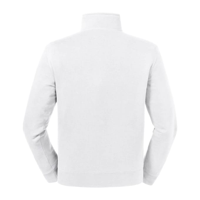 Russell Heren Authentieke Kwartier Ritssweatshirt (Wit)