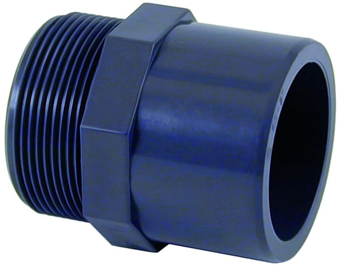 PVC verloopmof 50-40mm met 1/4 draad, PN10