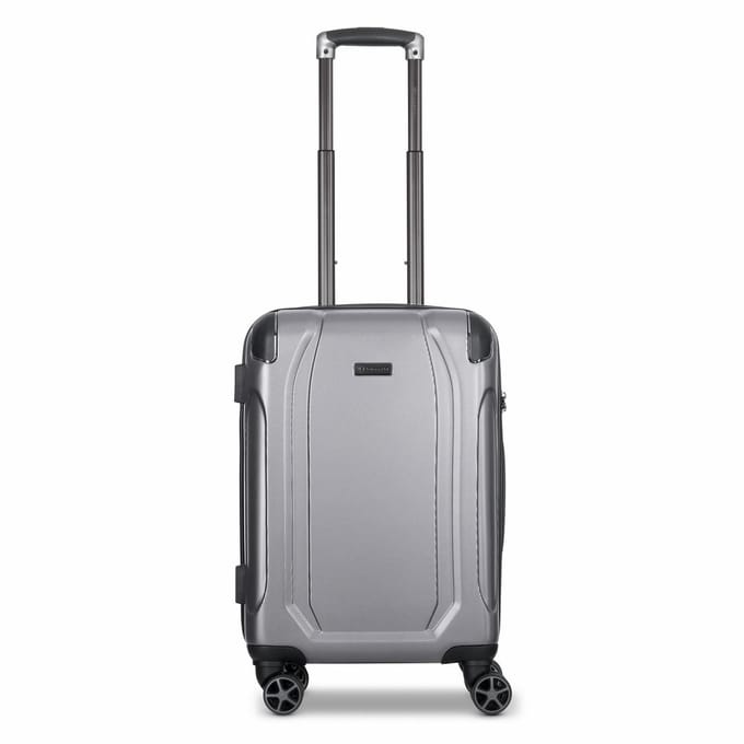 Bugatti Valencia 4 wielen Cabinewagen S 55 cm - Harde bagage - TSA slot - silver