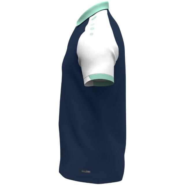 Jako Dynamic Polo Kinderen - Marine / Wit / Munt | Maat: 140