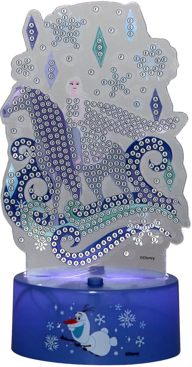 Frozen Diamond Painting Nachtlamp.