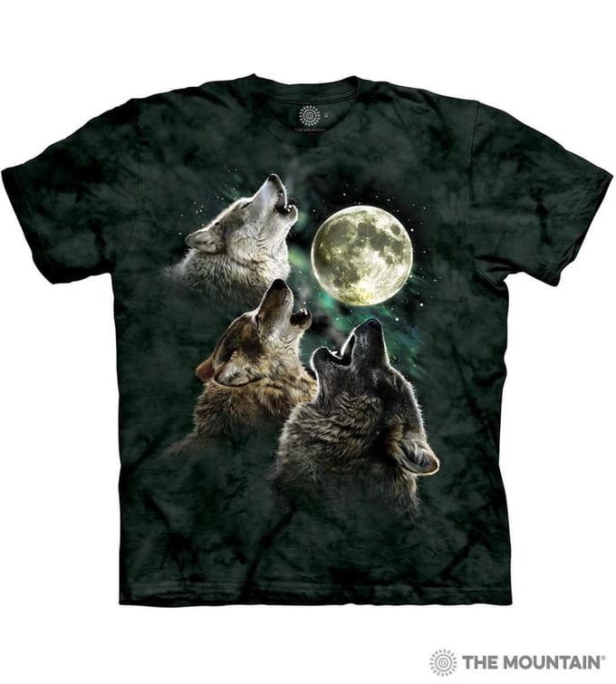 T-shirt Three Wolf Moon S