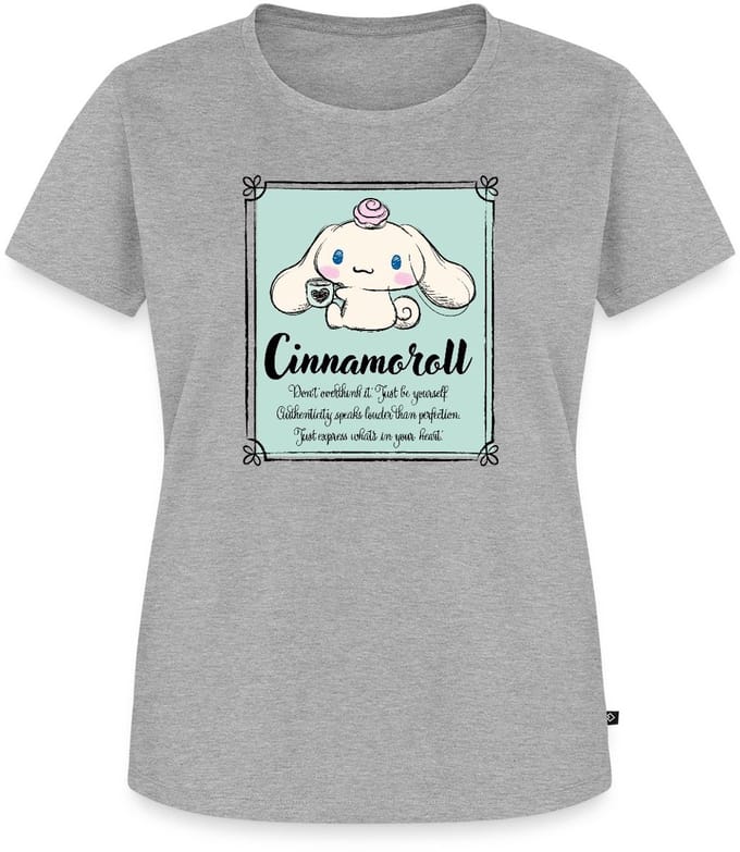 Cinnamoroll Don't Overthink It. Just Be Yourself Premium T Shirt Dames