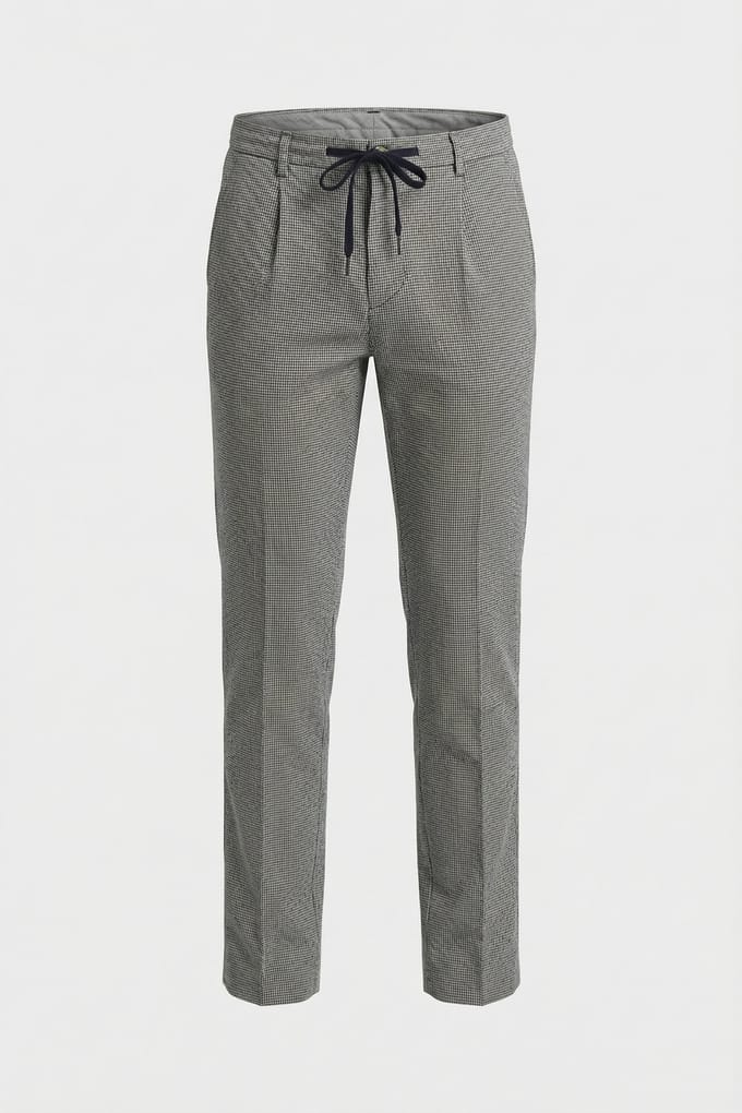 Dstrezzed Ds-logan Micro Check Dk. Navy Taglia: 30 | Pantaloni Outlet | Uomo | Blu