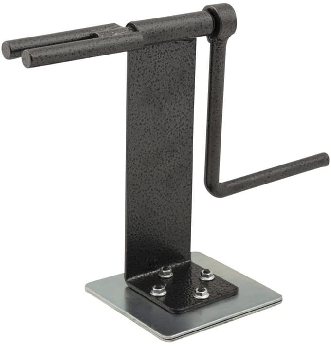 Opwindspoel voor spanband - magnetisch - zwart