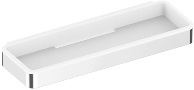 Keuco Plan - Badkamer plank, lengte 29 cm, chroom/wit 14958010051