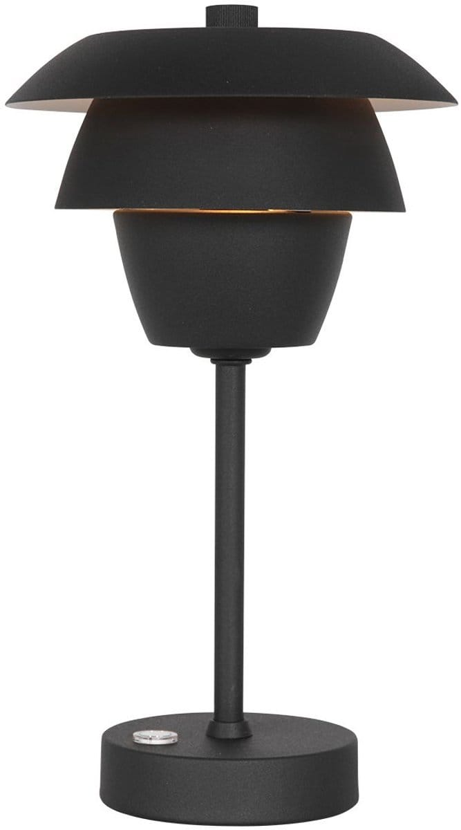 Steinhauer - Bordlampe - tafellamp dimbaar - zwart