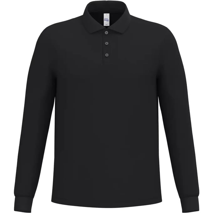 Polo met lange mouwen iDeal Basic Brand