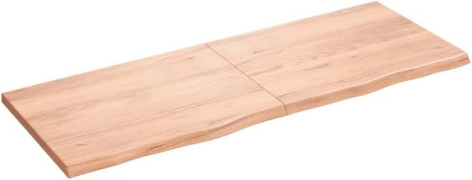 Tafelblad Massief Eikenhout 160x60 cm Onbehandeld voor DIY projecten
