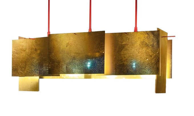Ingo Maurer Aanvullende set 24 Karat Blau M - kabel 230 cm