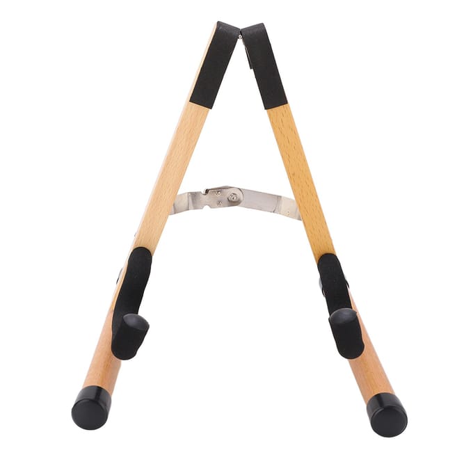Support Violon en Bois Support d'Exposition en Bois Pliable Démontable pour Ukulélé Mini Guitare Mandoline beige