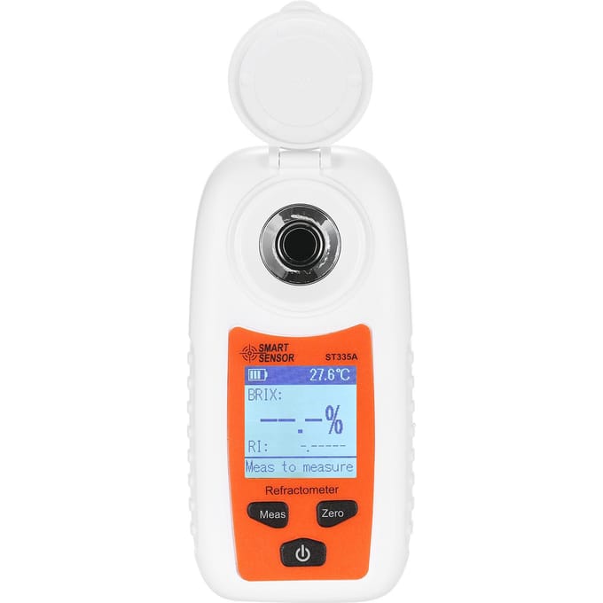 Capteur intelligent ST335A LCD réfractomètre numérique Portable réfractomètre à miel ATC sucre orange