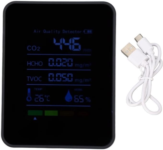 Dailygoody - Luchtkwaliteitsmonitor - CO2-detector - Real-time