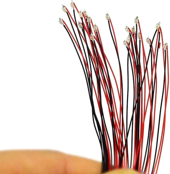 Micro LEDs - Wit - 50 stuks