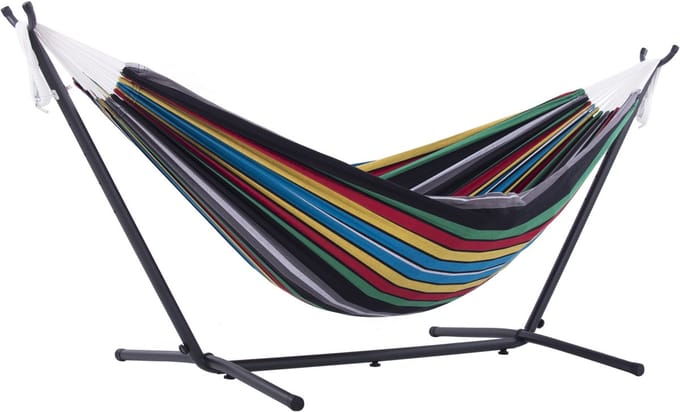 Vivere Dubbele Hangmat met Standaard - Rio Night