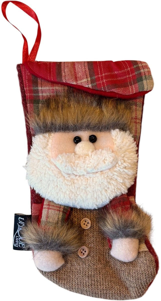 Unique Living | Stocking Vidar 11x22cm Kerstsok