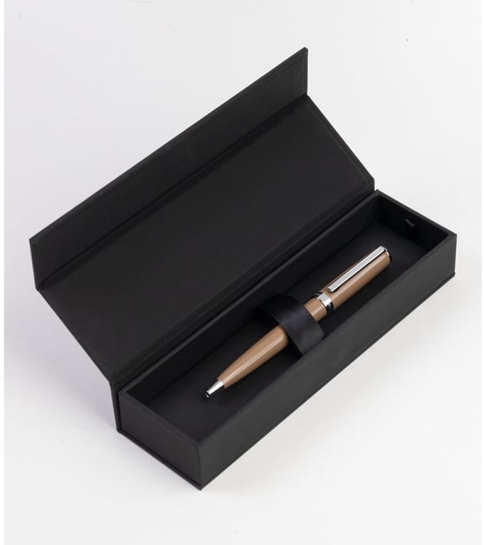 Hugo Boss - HSN2544Z - Balpen - bruin/zilver - Gear Icon
