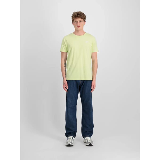 T-shirt met klein logo Alpha Industries Basic