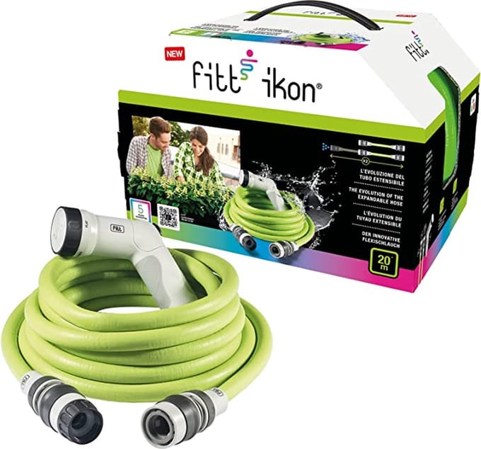 Fitt Ikon Uitzetbare Tuinslang - 20m - Limoen