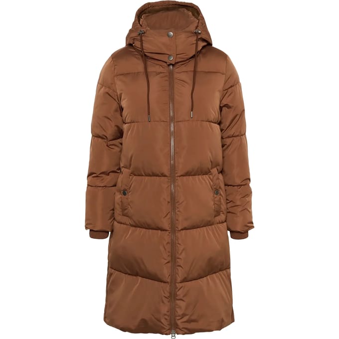 Damesjack met lange capuchon KAFFE Curve Nikole