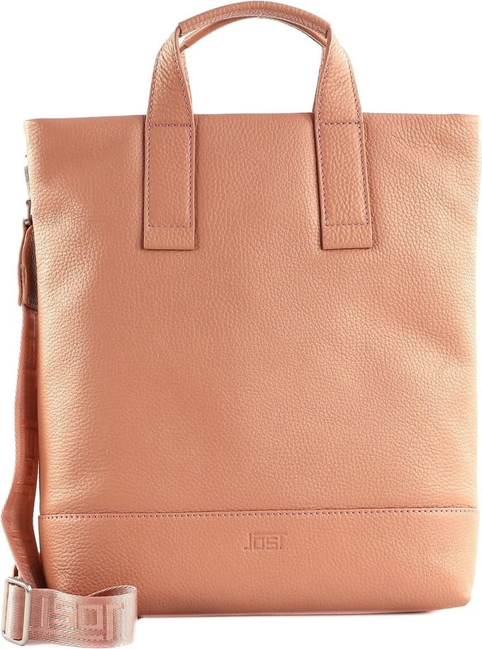 JOST Leren Rugzak Schoudertas Vika X-Change Bag Apricot Oud roze