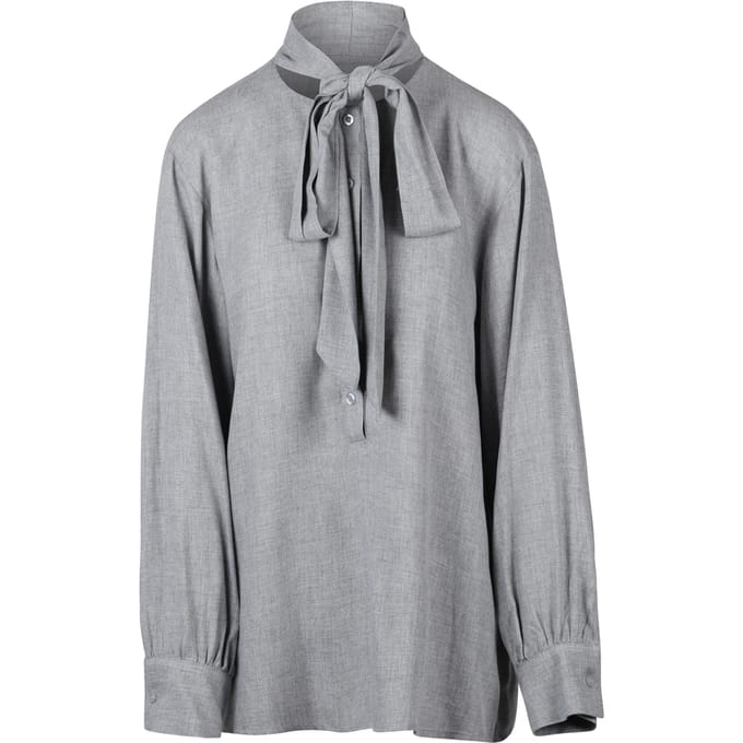 La Femme Blanche - Shirt - 461710 - Grey