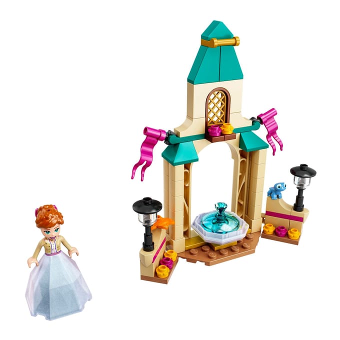 LEGO® ǀ Disney Binnenplaats van Anna's kasteel 43198 bouwset; ontworpen voor fans van Disney's Frozen 2; bouwbaar prinsessenspeelgoed dat de verbeelding prikkelt en uitnodigt tot onafhankelijk speelplezier; leuk Arendelle cadeau voor kinderen vanaf 5