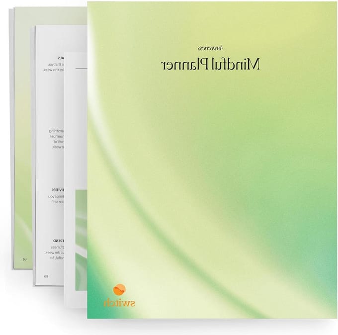 Mindful Planner - Levensplanner Organizer - Persoonlijke Ontwikkeling - Bewustzijn Metingen - Letter Formaat - Mindful