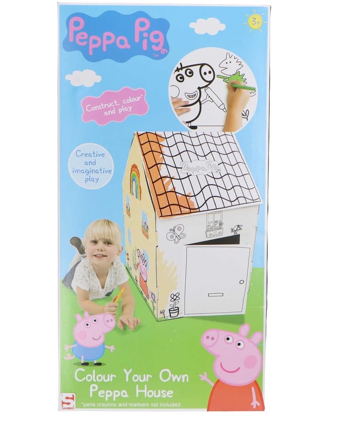 Peppa Pig kleur jouw eigen huis