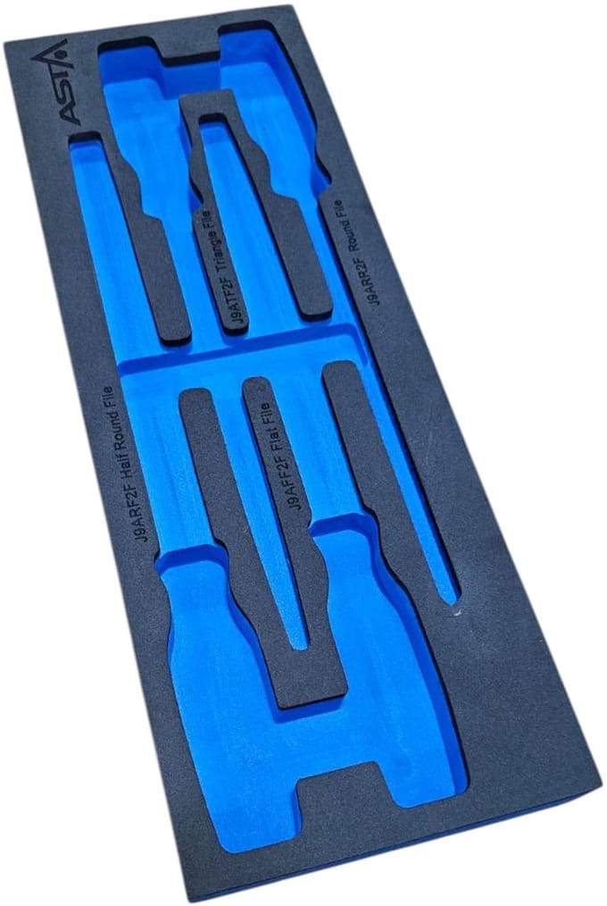 Schuimrubber inleg voor vijlen in gereedschapswagen - APF-28