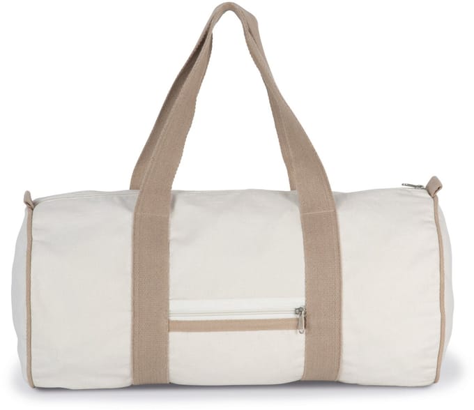 Kimood Gerecyclede duffeltas KI5601 - Ecume / Hemp - One size
