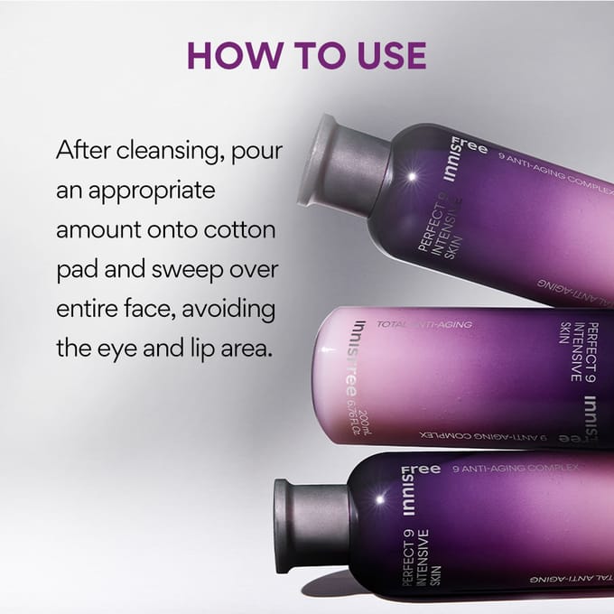 Innisfree Perfect 9 Intensieve Huid 200ml AUTHENTIEKE WINKEL black