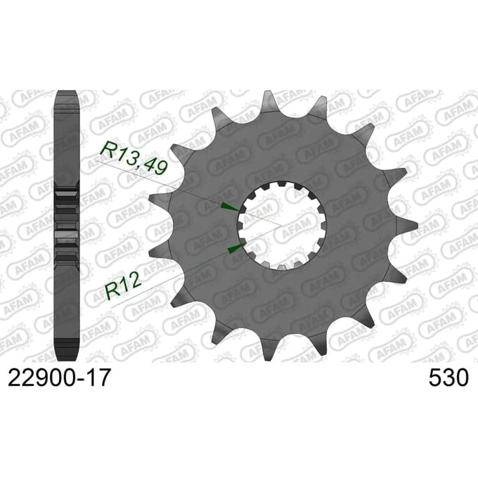 Tandwiel Afam 530 17 dents