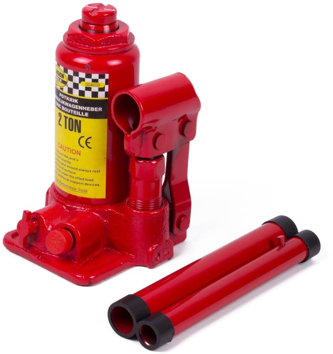 Benson Compacte potkrik - hoog heftbereik - 2 ton - extra stabiliteit - blauw of rood