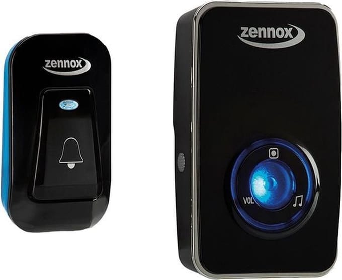Zennox Melody Plug-in Draadloze Verlichte Deurbel