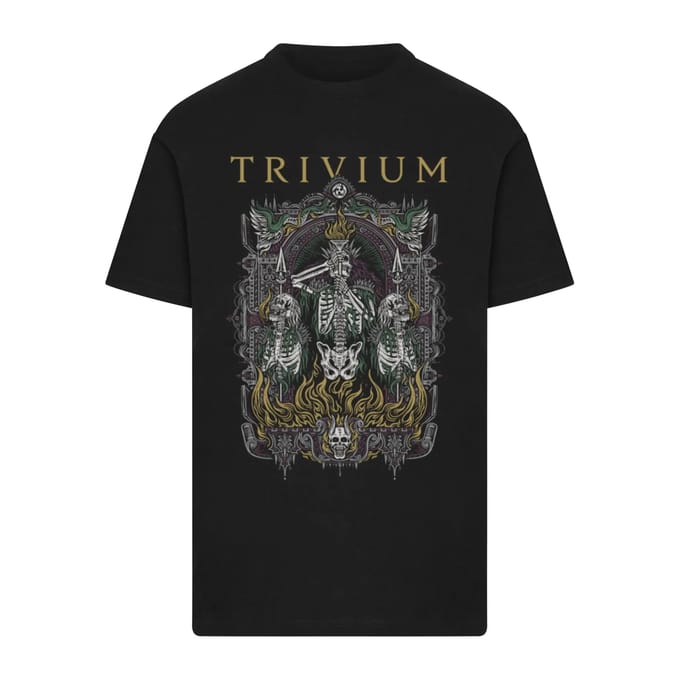 Merchcode Trivium - Third Heren Tshirt - M - Zwart