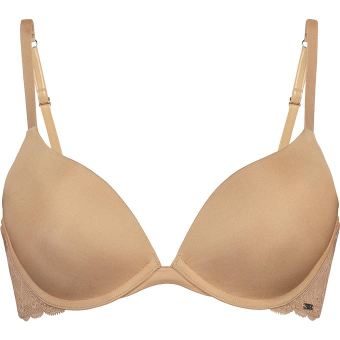 Hunkemöller Push-up BH Angie plunge fit - beige - Maat C80