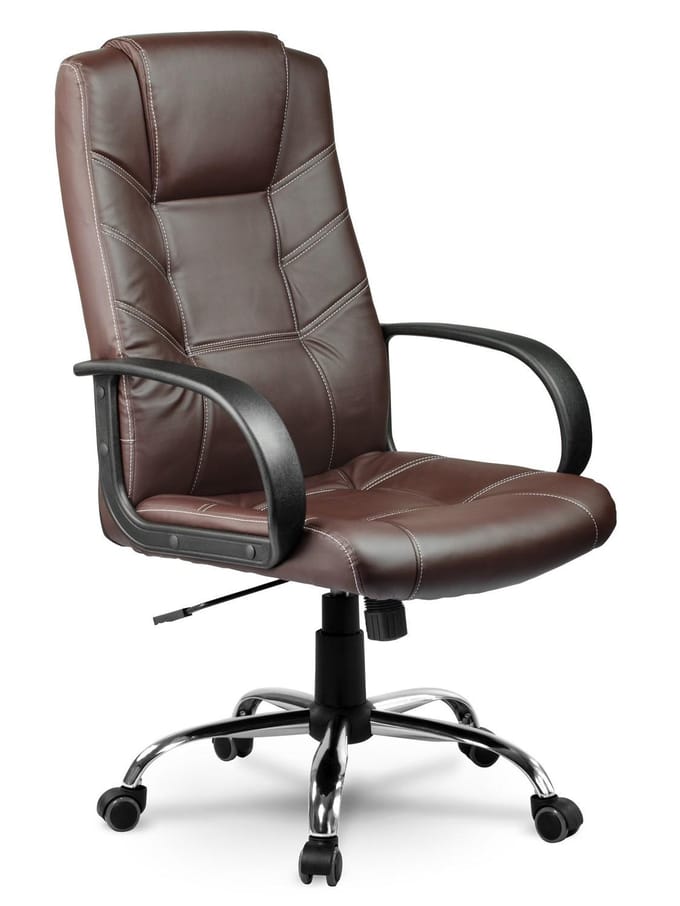 Sofotel EG-221 bruin lederen bureaufauteuil