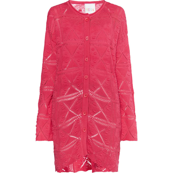 IZIA Longcardigan Dames roze