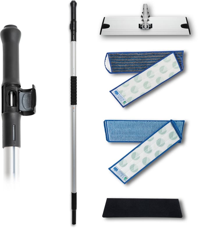 Numatic vloerwisset 40cm met sprayfunctie / Nu-tech / spray mopsteel/microvezel