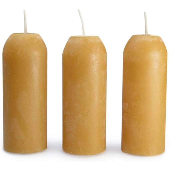 Uco Bijenwas kaars 5st (tbv candle lantern & candelier)