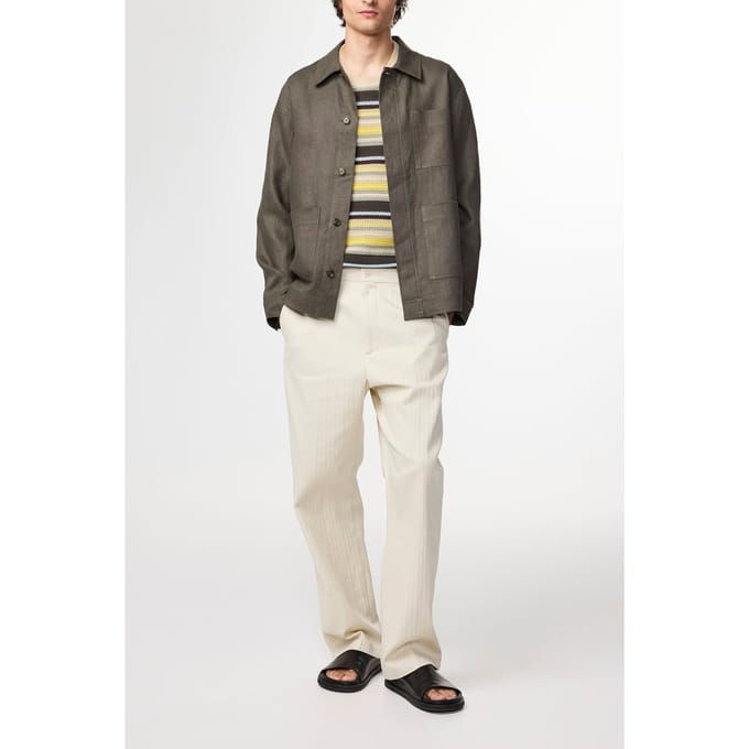 NN.07 Olav 1454 Croc Green Taglia: M | Giacche leggere Outlet | Uomo | Verde