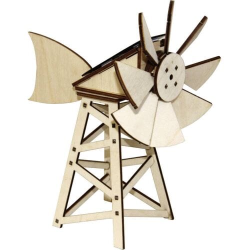 Amerikaanse windmolen op zonne-energie