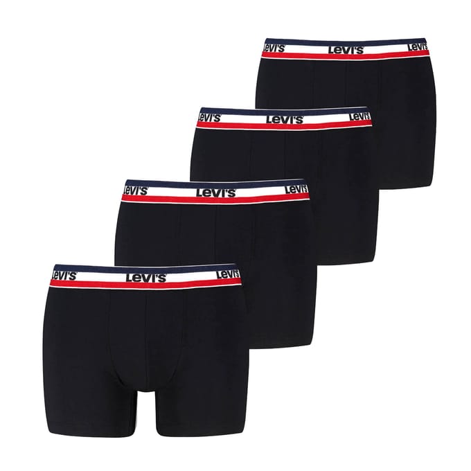 Pack of 4 men's Levis REPEAT LOGO SPW BOXER boxer shorts underwear pants