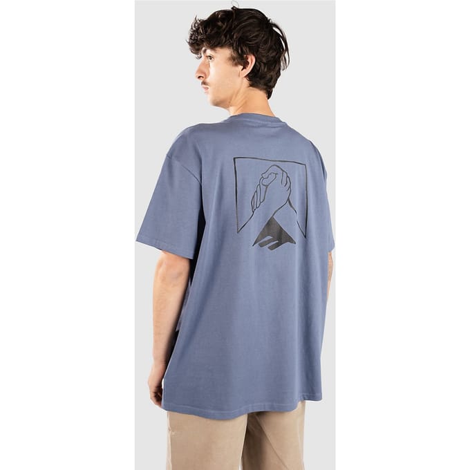 Emerica Spanky Handshake T-Shirt blauw