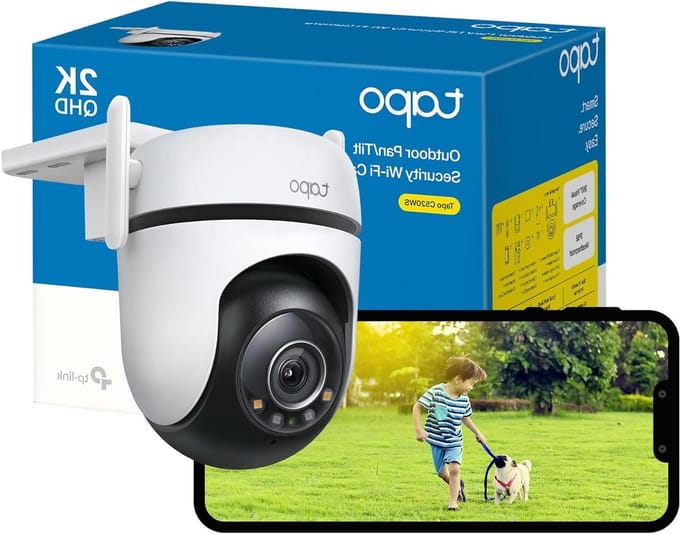 Beveiligingscamera Buiten - Dome Camera - Huis Bewaken - Sterrenlicht Nachtzicht - 2K 4MP - Wit