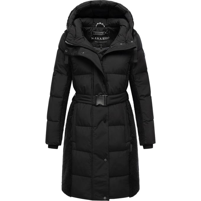 Navahoo dames wintermantel Funkelteddy – stijlvol, warm & modern