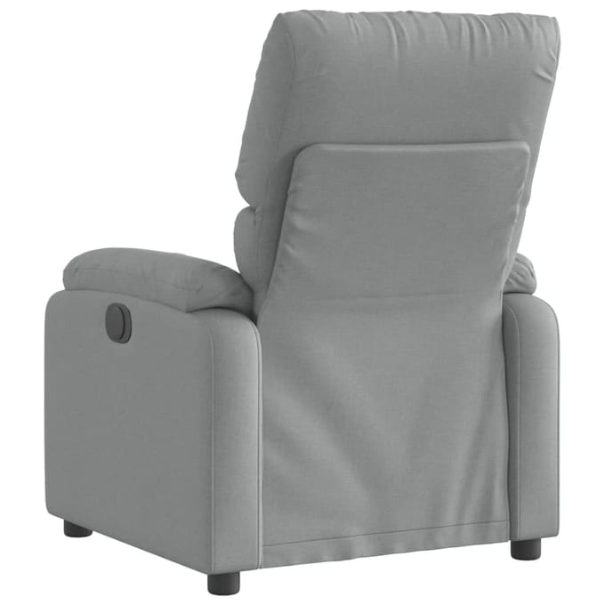 vidaXL - Relaxfauteuil - lichtgrijze - stof